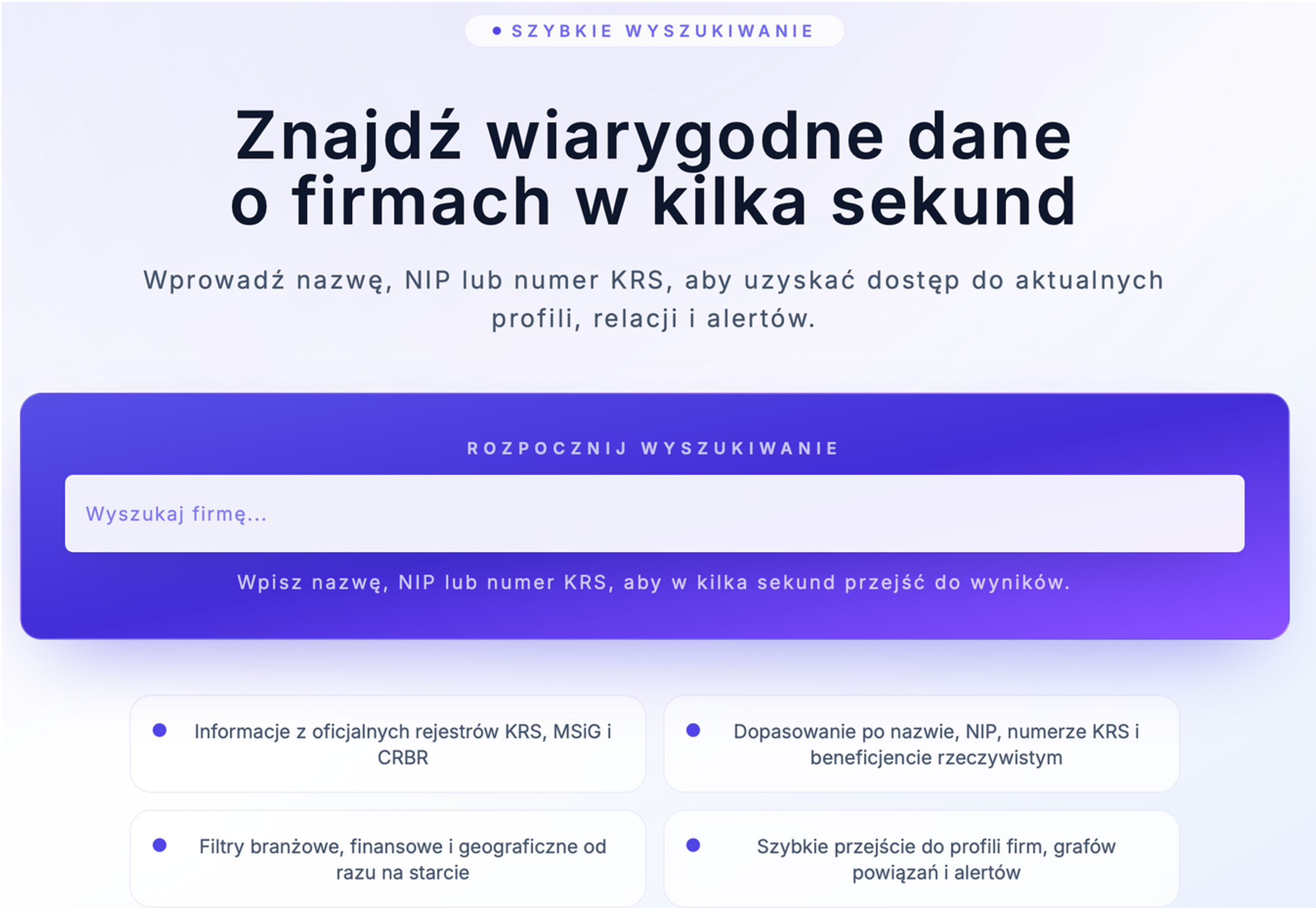 Synteza systems - strona wyszukiwania